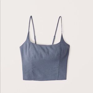 Abercrombie Square-neck Linen Tank